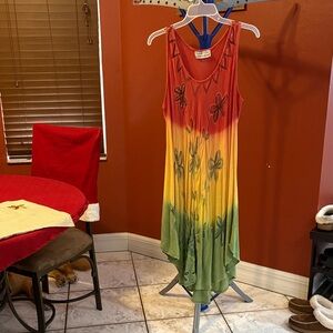 (2/$15)Jamaican colored summer dress
